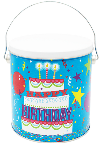 1-Gallon Happy Birthday Tin
