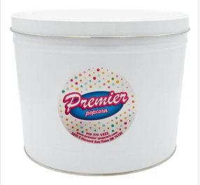 2-Gallon White Premier Tin