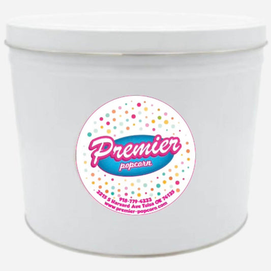 2-Gallon White Premier Tin