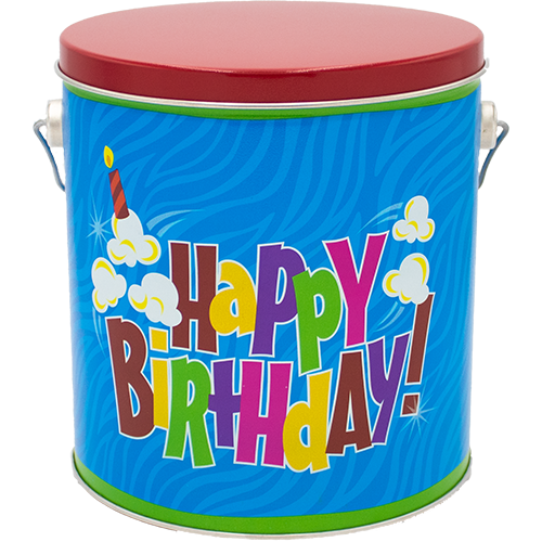 1-Gallon Happy Birthday Tin