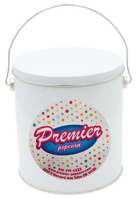 1-Gallon White Premier Tin